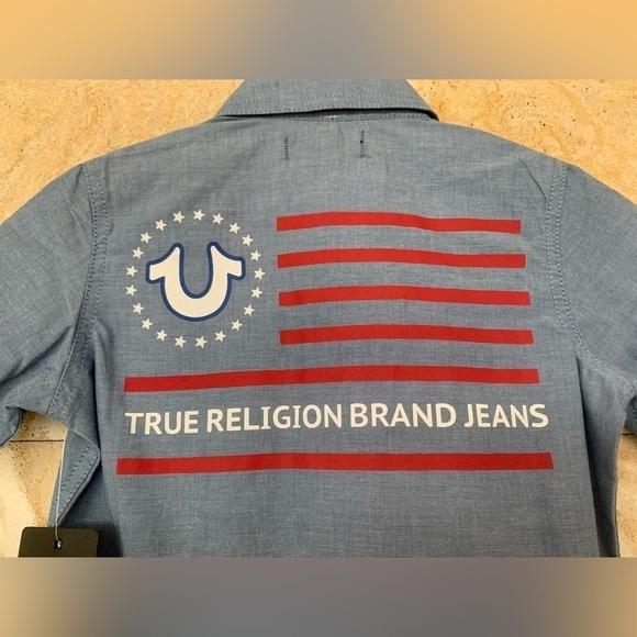 True Religion Button Down Kids Shirt - Picture 6 of 7